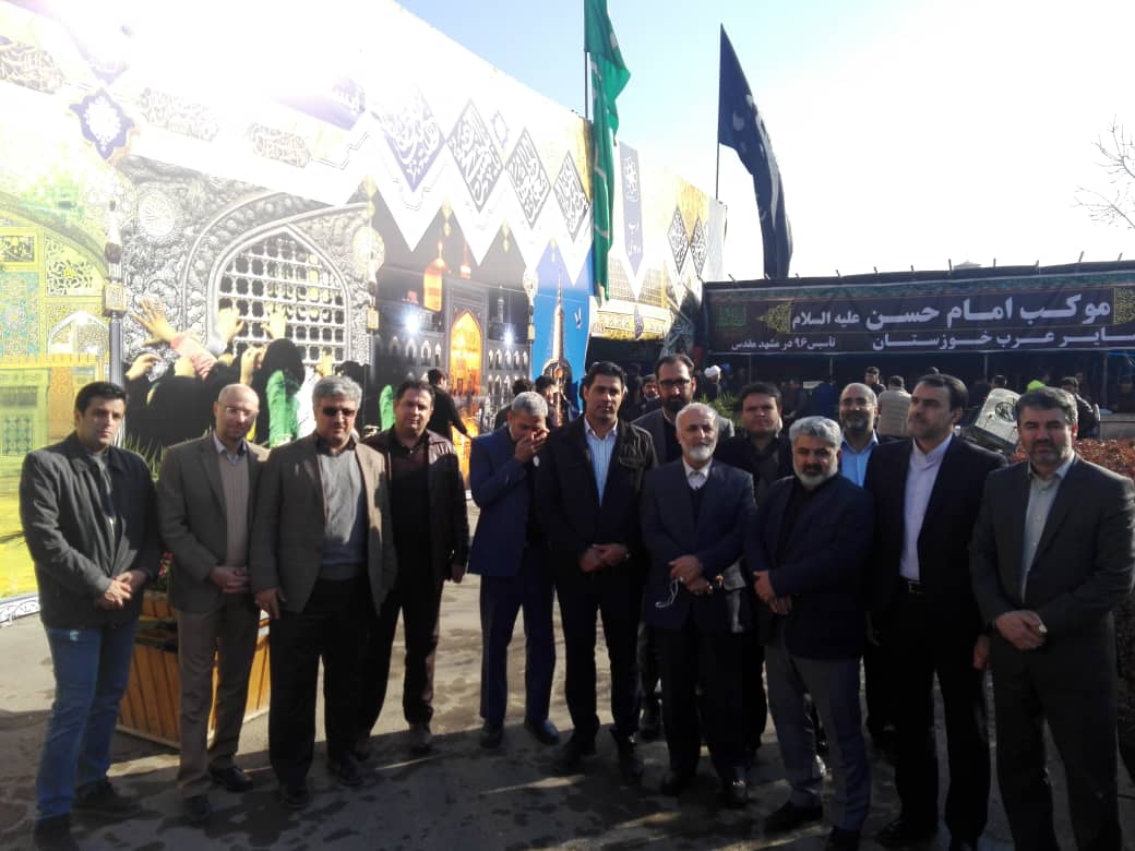 استقبال مدیرکل صدا وسیمای خراسان رضوی از زائران پیاده