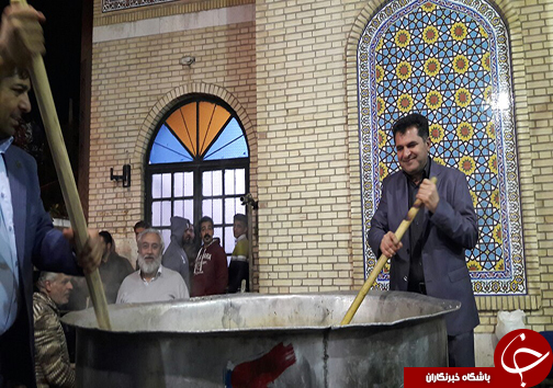 حضور مسئولان فارس در مراسم پخت آش نذری شیراز + تصاویر