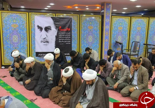 برگزاری مراسم عزاداری در دادگستری خوزستان