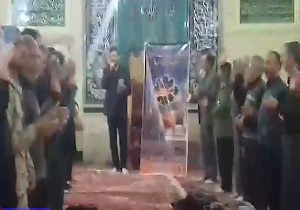 مراسم عزاداری به مناسبت رحلت پیامبر اکرم (ص) + فیلم