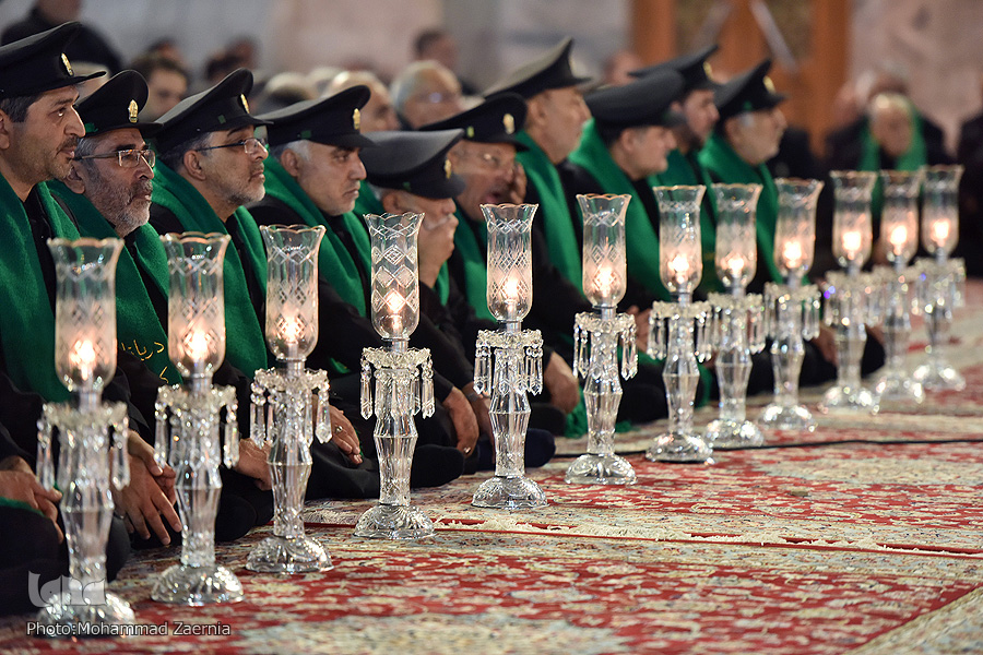 مراسم خطبه خوانی شب شهادت امام رضا (ع) آغاز شد