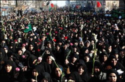 حال‌وهوای بارانی حرم مطهر رضوی(ع) + فیلم