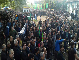 برگزاری آیین های عزاداری در گیلان