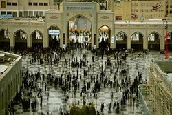 آیین خطبه خوانی در حرم مطهر رضوی + فیلم