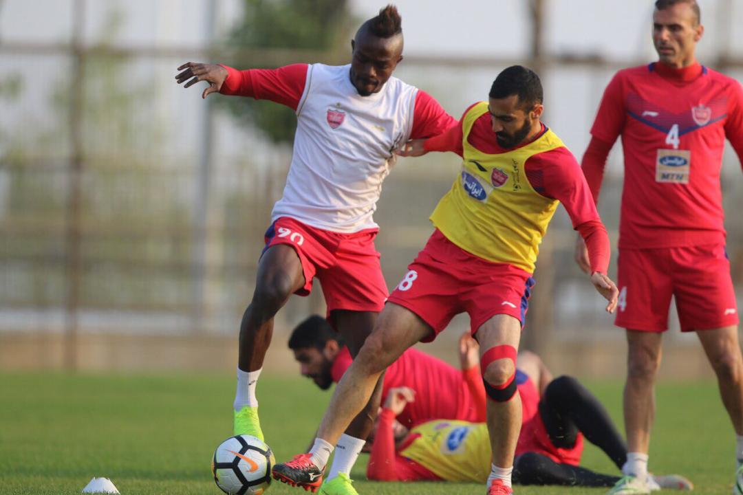 پرسپولیسی&zwnj;ها در زمین پژوهشگاه نفت تمرین کردند