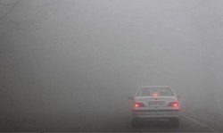 گردنه های استان همدان مه آلود است