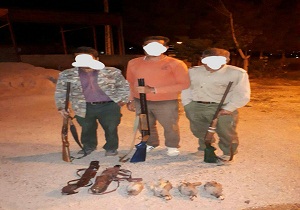 دستگیری شکارچیان کبک در شاهرود