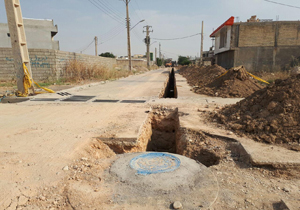 کلنگ زنی طرح شبکه جمع آوری فاضلاب باباحیدر