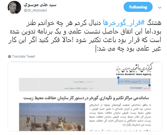 گورخر ها فرار نکردند فقط سازمان محیط زیست رو ترک کردند +تصاویر