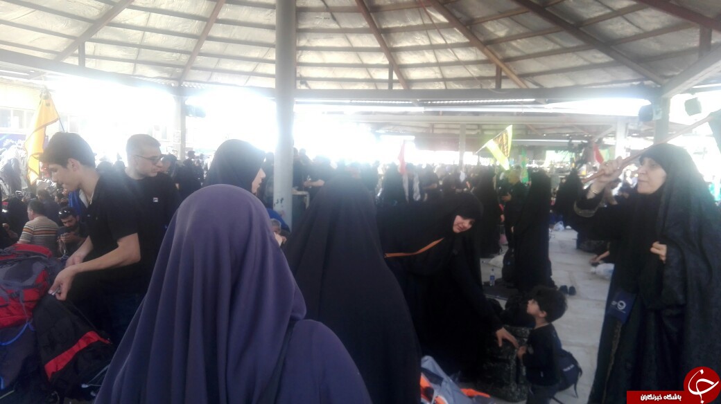 تصاویری از زائران اربعین در مرز مهران (۲)