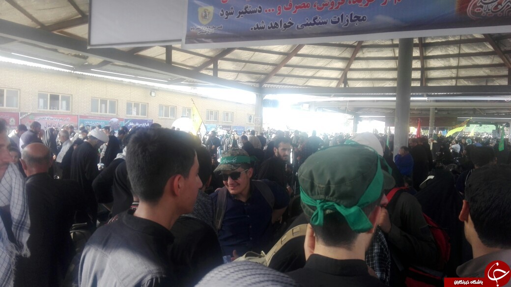 تصاویری از زائران اربعین در مرز مهران (۲)