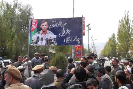 شهروندان بدخشان برای جنرال &laquo;عبدالرازق&raquo; مراسم فاتحه برگزار کردند