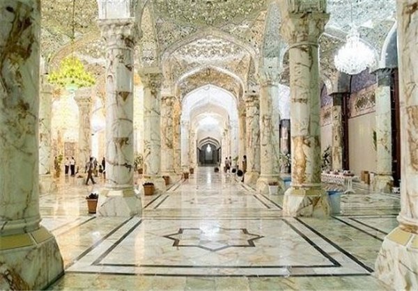 عزاداری ایرانیان در صحن حضرت زهرا حرم امام علی (ع)