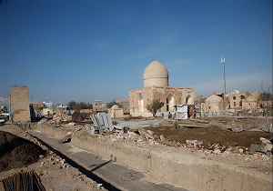 پیشرفت فیزیکی 40 درصدی رواق بقعه شیخ کلخوران اردبیل