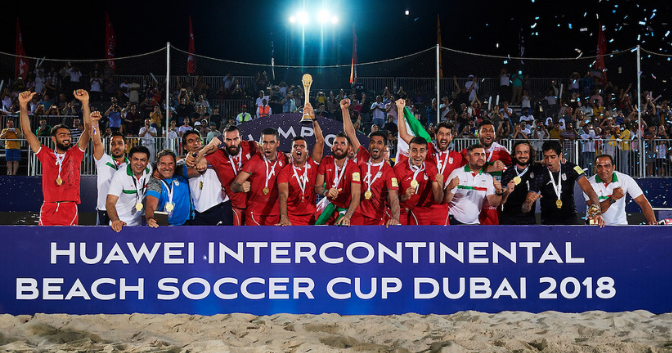 beach soccer:ساحلی بازان ایران با طمانینه بازهم به قهرمانی رسیدند