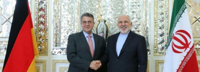 دیدار زیگمار گابریل با ظریف