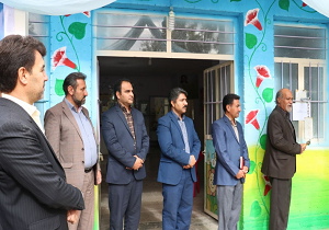 نواختن زنگ هفته کتاب وکتابخوانی در مدارس شهرستان خاتم