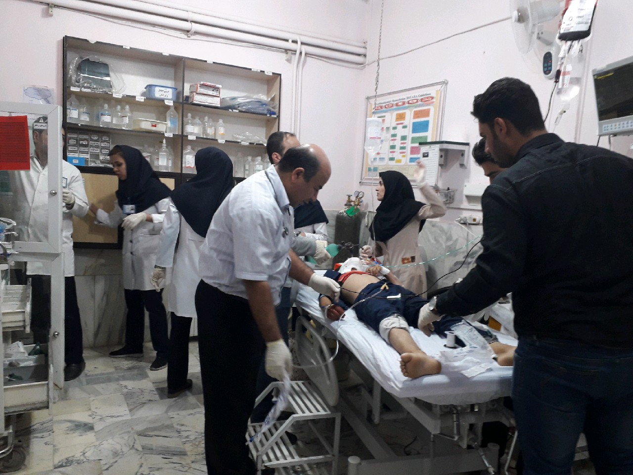 تصادف وانت سواری با دانش&zwnj;آموزان + تصاویر