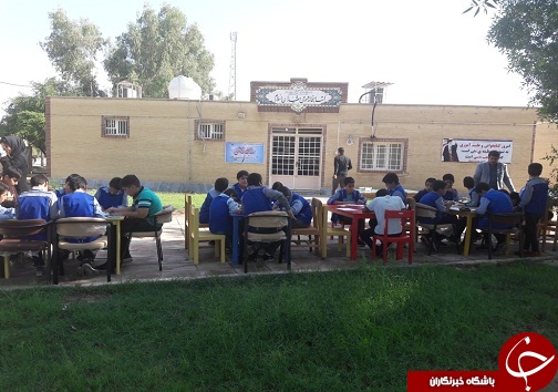 برگزاری مسابقه نقاشی در کتابخانه عمومی شهیدان اسلام هفتکل