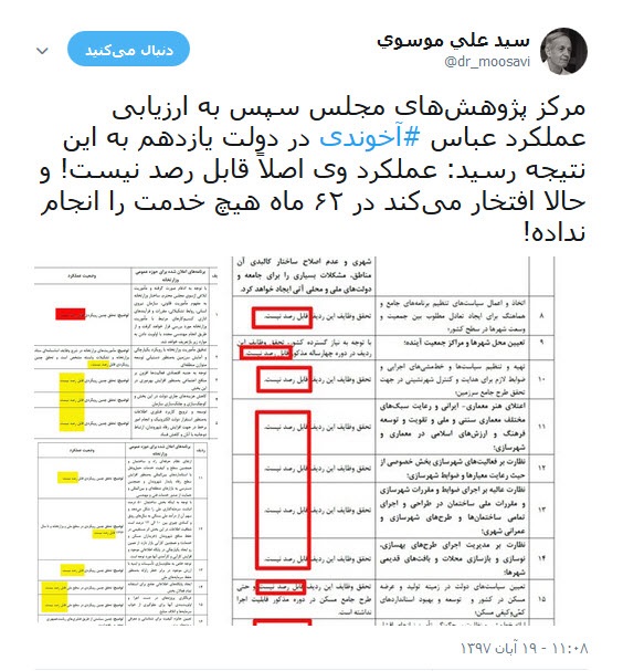 انتقاد کاربران از سابقه کاری عباس آخوندی در آستانه ورودش به شهرداری تهران +تصاویر