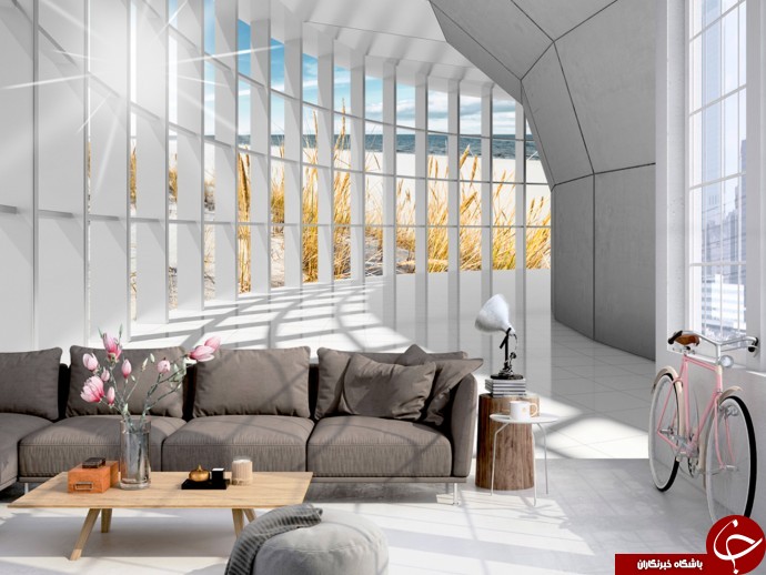 ۴۹ طرح زیبای کاغذ دیواری برای پذیرایی 2018 +تصاویر