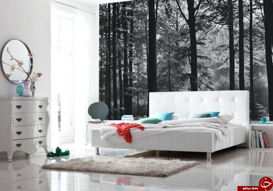 37 طرح جدید کاغذ دیواری برای اتاق خواب 2018 + تصاویر