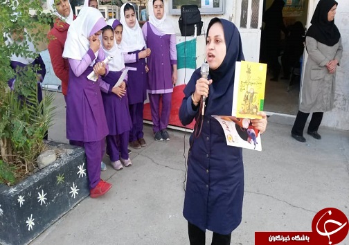نواختن زنگ کتاب و کتابخوانی در مدارس مسجدسلیمان