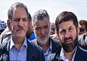 بازدید معاون اول رییس جمهور از عملیات نهالکاری در کانون های گردوغبار اهواز