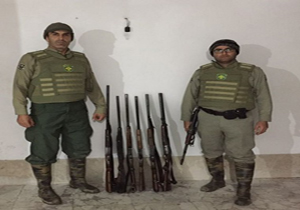 دستگیری شکارچیان غیرمجاز در ۴ شهر مازندران
