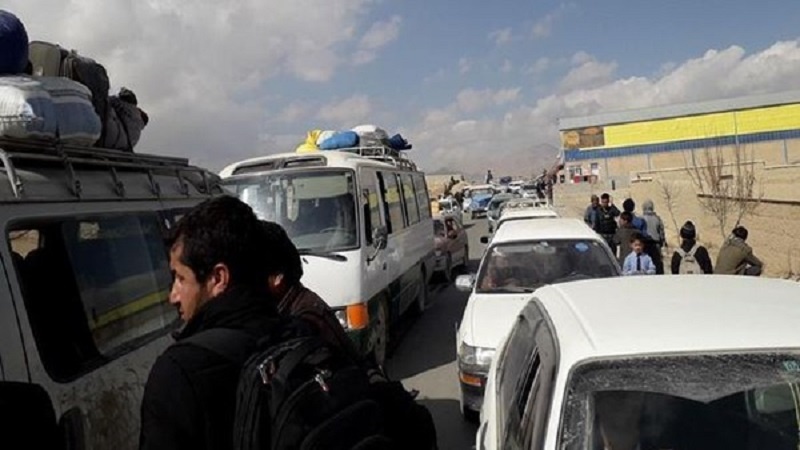 فرار ساکنین مالستان و جاغوری به سمت بامیان