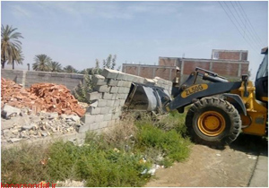 آزاد سازی یک هکتار از زمین‌های کشاورزی در شهرستان بابلسر