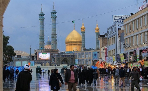 با ورود سامانه بارشی،هوای قم از سه شنبه بارانی است