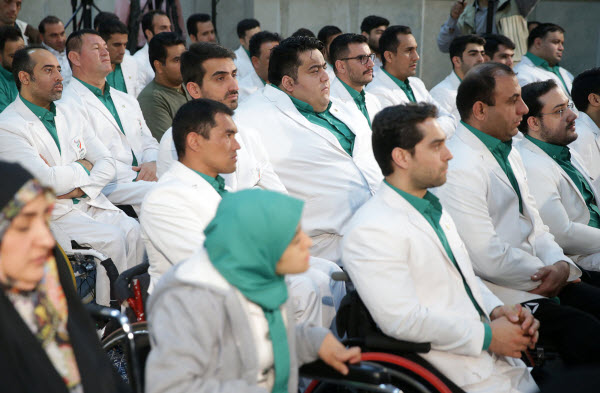 دیدار مدال&zwnj;آوران کاروان ورزشی ایران در بازی&zwnj;های پاراآسیایی اندونزی با رهبر انقلاب