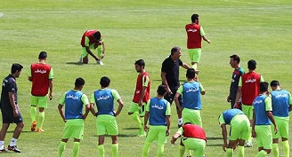 برگزاری آخرین تمرین شاگردان کی روش پیش از رویارویی با ترینیداد توباگو