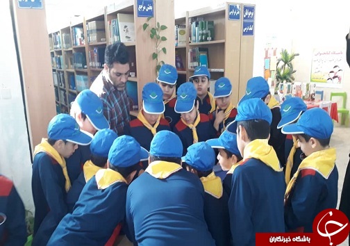 بازدید دانش آموزان از کتابخانه مرکزی مسجدسلیمان