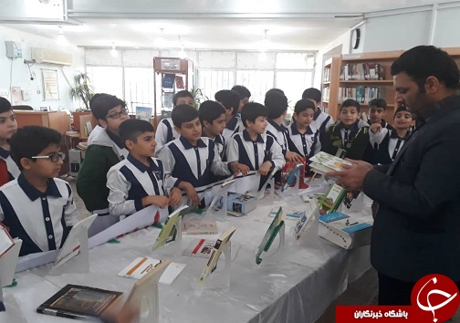 بازدید دانش آموزان از کتابخانه مرکزی مسجدسلیمان