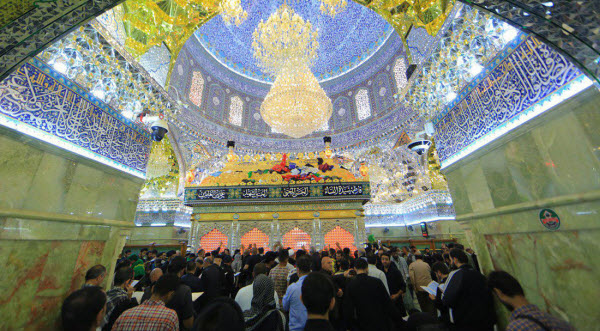 تصاویری از حضور پر شور زائران در سامرا در آستانه شهادت امام حسن عسگری(ع)