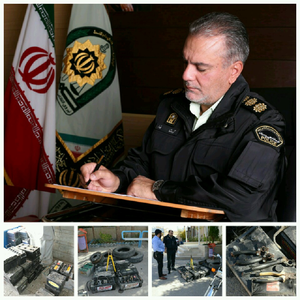دستگیری سارق باطری خودرو‌های سنگین در کرمان