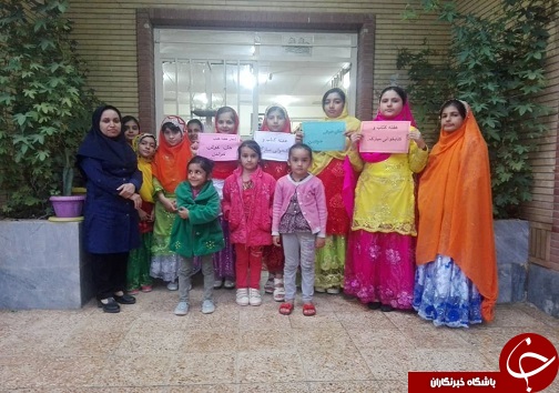 قصه خوانی با گویش بختیاری در کتابخانه داراب افسر بختیاری مسجدسلیمان