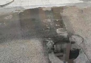 گلایه از وضعیت نامناسب فاضلاب در خیابان‌های اهواز + فیلم