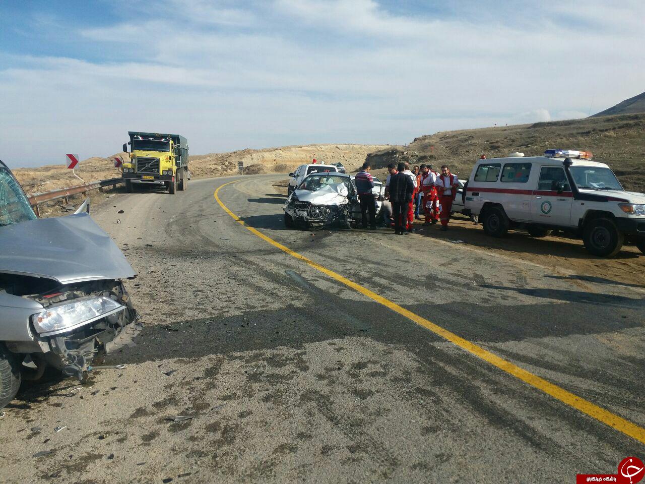 تصادف مرگبار پژو 405 با پژو پرشیا در &laquo;اهر&raquo; + تصاویر