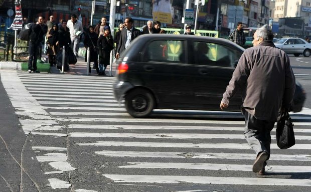 40 درصد فوتی‌های حوادث رانندگی عابران پیاده هستند