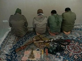 ۴ شکارچی متخلف منطقه حفاظت شده کرکس به دام افتادند