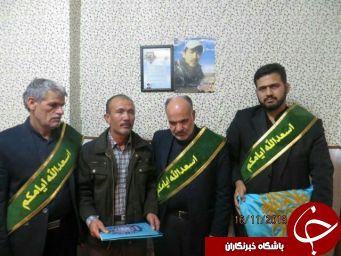 دیدار خادمین مسجد مقدس جمکران با خانواده&zwnj;های شهدا + تصاویر