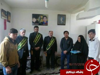 دیدار خادمین مسجد مقدس جمکران با خانواده&zwnj;های شهدا + تصاویر