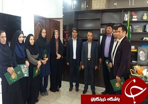 دیدار رئیس و کتابداران کتابخانه های عمومی با فرماندار شهرستان لالی