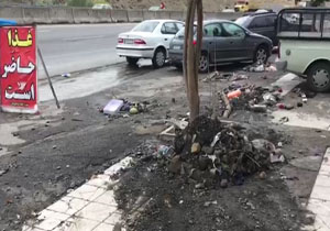بهداشت اسفناک جوی آب جاجرود بعد از بارندگی + فیلم