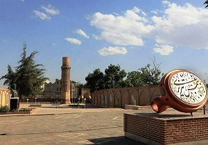 کلنگ زنی ساخت یادمان شمس تبریزی در خوی