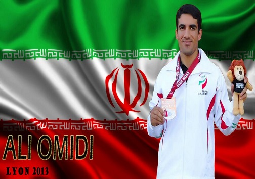 علی امیدی دارنده مدال برنز جاکارتا اندونزی: خوشبختانه دو و میدانی معلولین و جانبازان شناسنامه استان خوزستان است.