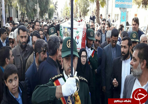 مراسم تشییع پیکر شهید حاج حسین‌کیخا + تصاویر